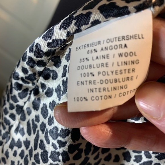 𝅺Hilary Radley Brown Angora Wool Coat Sz 8 Classic Neutral Lined Jacket - Picture 12 of 13